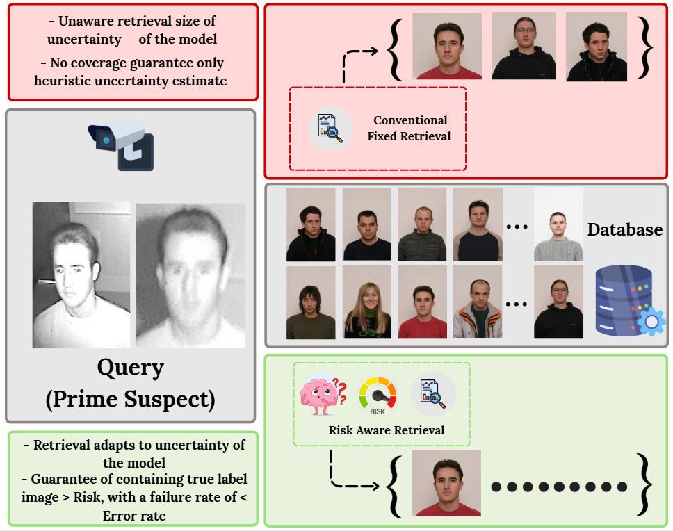 Risk-Incorporated Retrieval for Facial Images